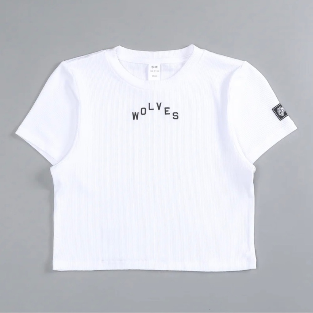 Pyramid "Kara" Tee in White 
L